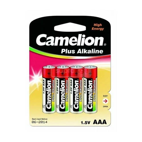 Camelion Alkaline Plus AAA ელემენტი 1*4